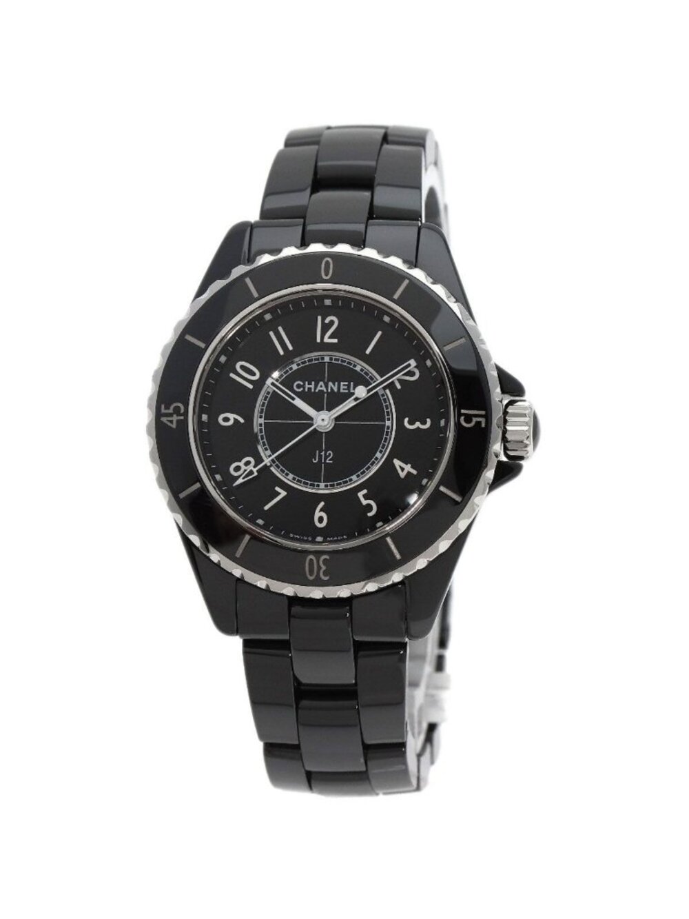 Chanel Ceramic Watch Black